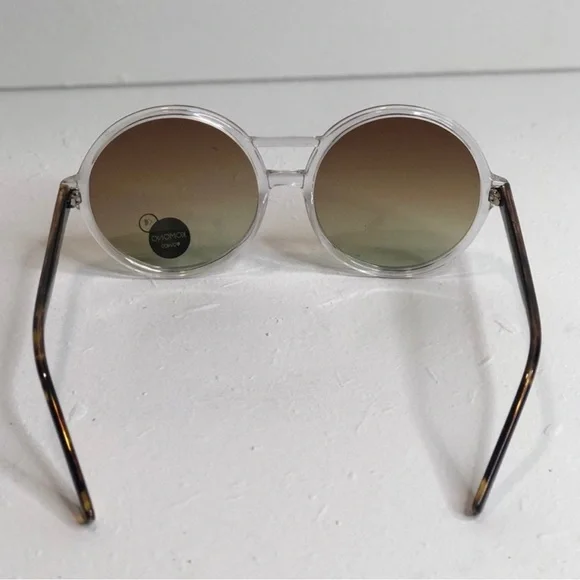 Komono Sunglasses Coco Clear NEW Oversized Round Tortoise  display picture 3